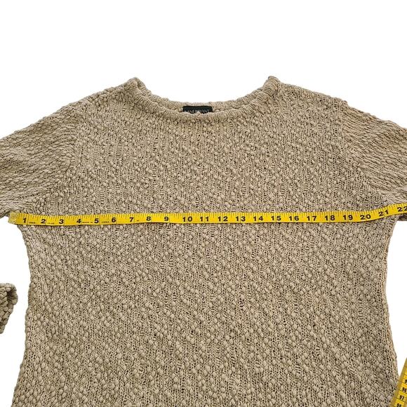 Lane Bryant cotton loose weave popcorn knit sweater 14/16 - Picture 9 of 12